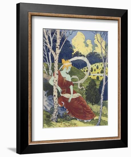 In the Woods, from 'L'Estampe Moderne', Published Paris 1897-99-Eugene Grasset-Framed Giclee Print