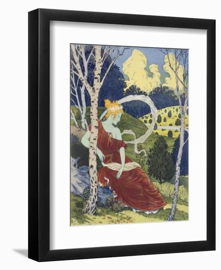 In the Woods, from 'L'Estampe Moderne', Published Paris 1897-99-Eugene Grasset-Framed Giclee Print