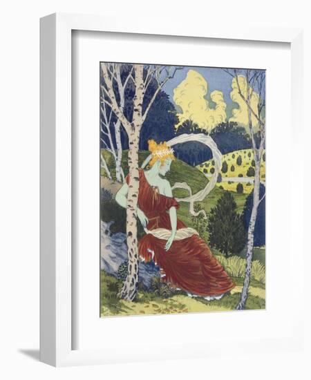 In the Woods, from 'L'Estampe Moderne', Published Paris 1897-99-Eugene Grasset-Framed Giclee Print