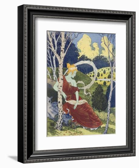 In the Woods, from 'L'Estampe Moderne', Published Paris 1897-99-Eugene Grasset-Framed Giclee Print