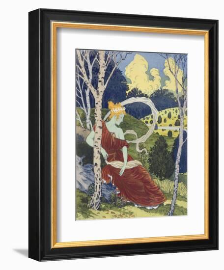 In the Woods, from 'L'Estampe Moderne', Published Paris 1897-99-Eugene Grasset-Framed Giclee Print
