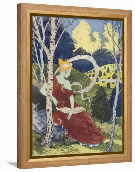 In the Woods, from 'L'Estampe Moderne', Published Paris 1897-99-Eugene Grasset-Framed Premier Image Canvas