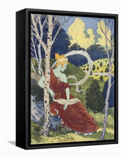 In the Woods, from 'L'Estampe Moderne', Published Paris 1897-99-Eugene Grasset-Framed Premier Image Canvas