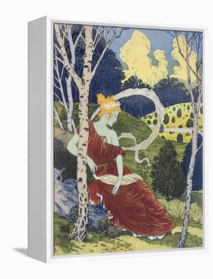 In the Woods, from 'L'Estampe Moderne', Published Paris 1897-99-Eugene Grasset-Framed Premier Image Canvas