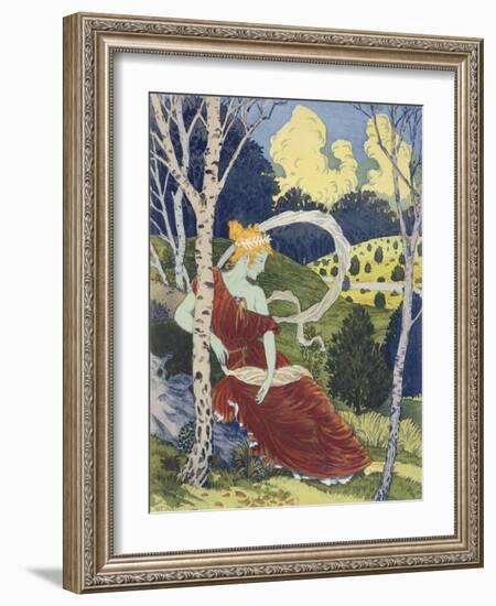 In the Woods, from 'L'Estampe Moderne', Published Paris 1897-99-Eugene Grasset-Framed Giclee Print