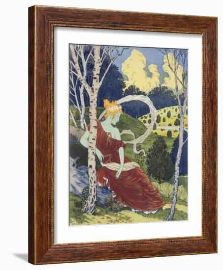 In the Woods, from 'L'Estampe Moderne', Published Paris 1897-99-Eugene Grasset-Framed Giclee Print