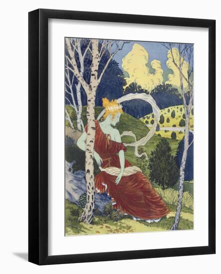 In the Woods, from 'L'Estampe Moderne', Published Paris 1897-99-Eugene Grasset-Framed Giclee Print