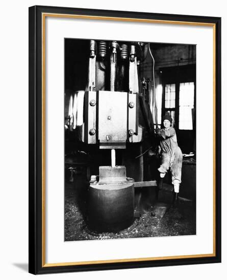 In the Workshop: Metal Work-null-Framed Photographic Print