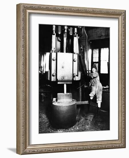 In the Workshop: Metal Work-null-Framed Photographic Print