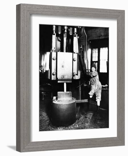 In the Workshop: Metal Work-null-Framed Photographic Print