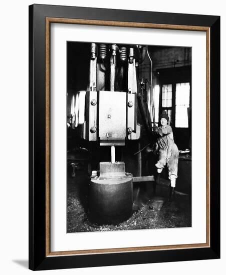 In the Workshop: Metal Work-null-Framed Photographic Print