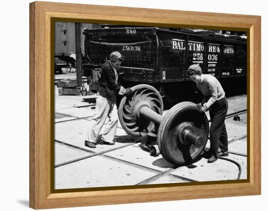 In the Yard-null-Framed Premier Image Canvas