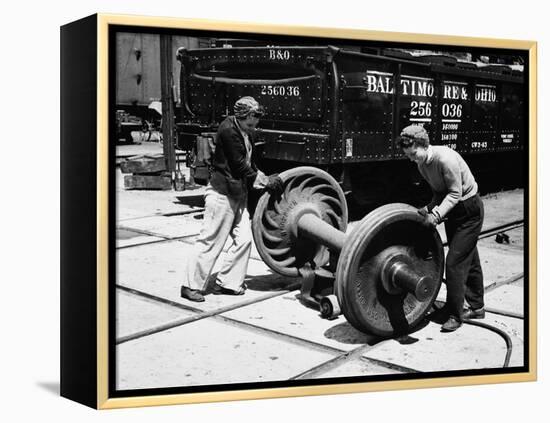 In the Yard-null-Framed Premier Image Canvas