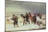 In the Year 1812 (The Retreat from Moscow) 1873-Illarion Mikhailovich Pryanishnikov-Mounted Giclee Print