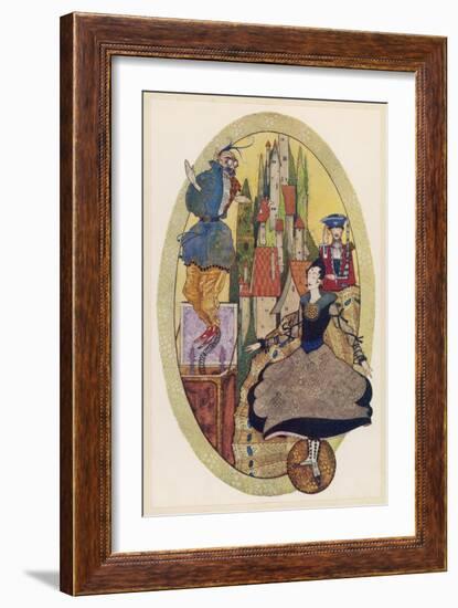 In This Translation the Tin Soldier is Described as Hardy But More Usually He is Constant-Harry Clarke-Framed Art Print