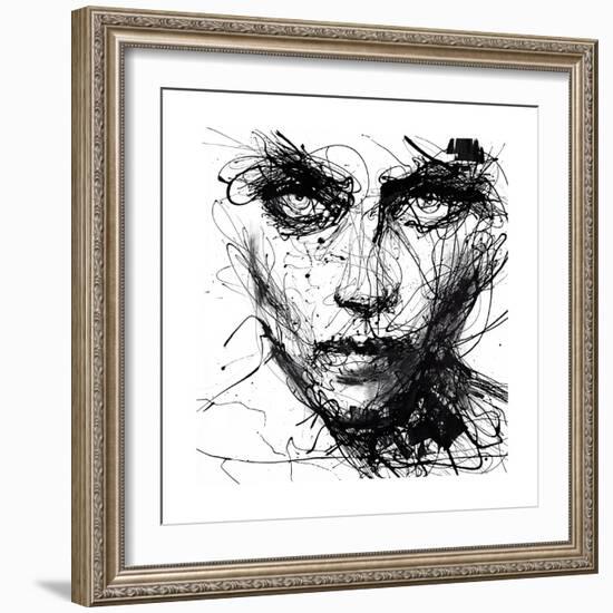 In Trouble, She Will-Agnes Cecile-Framed Premium Giclee Print