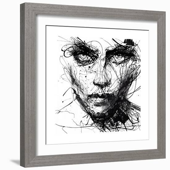 In Trouble, She Will-Agnes Cecile-Framed Premium Giclee Print