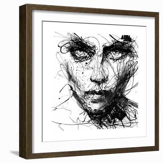 In Trouble, She Will-Agnes Cecile-Framed Premium Giclee Print