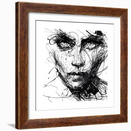 In Trouble, She Will-Agnes Cecile-Framed Premium Giclee Print