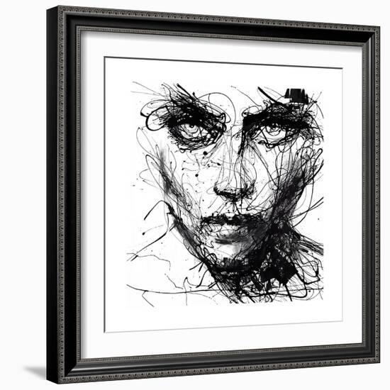 In Trouble, She Will-Agnes Cecile-Framed Premium Giclee Print