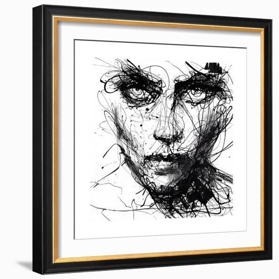 In Trouble, She Will-Agnes Cecile-Framed Premium Giclee Print