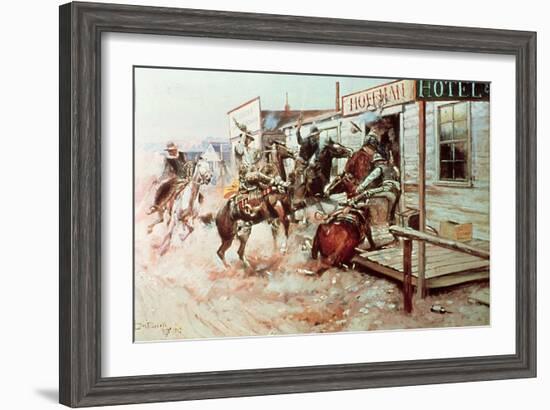 In Without Knocking-Charles Marion Russell-Framed Giclee Print