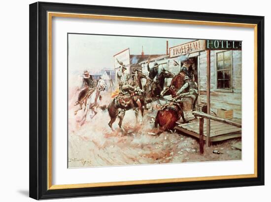 In Without Knocking-Charles Marion Russell-Framed Giclee Print