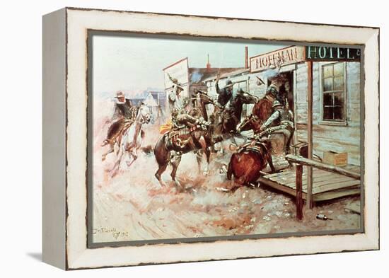 In Without Knocking-Charles Marion Russell-Framed Premier Image Canvas