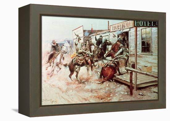 In Without Knocking-Charles Marion Russell-Framed Premier Image Canvas