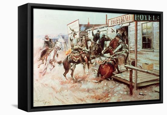 In Without Knocking-Charles Marion Russell-Framed Premier Image Canvas