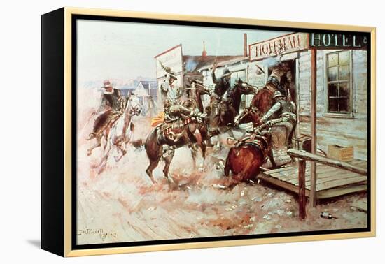 In Without Knocking-Charles Marion Russell-Framed Premier Image Canvas