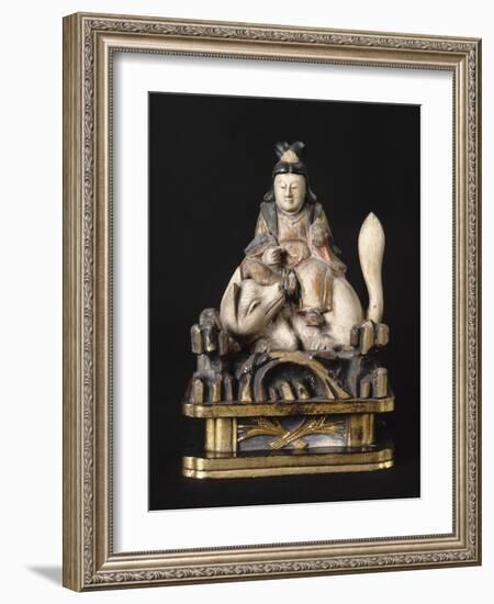 Inari Dakini-ten, forme féminine d'Inari-null-Framed Giclee Print