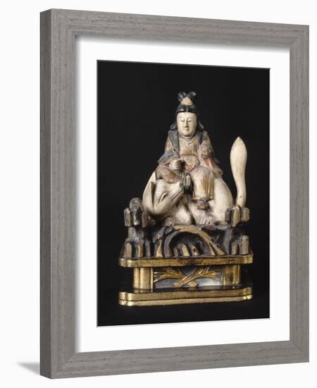 Inari Dakini-ten, forme féminine d'Inari-null-Framed Giclee Print