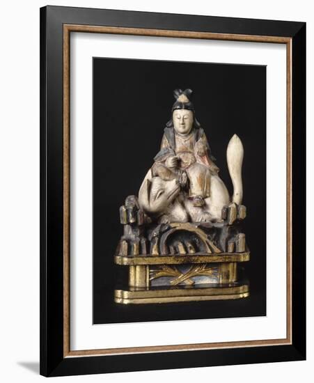 Inari Dakini-ten, forme féminine d'Inari-null-Framed Giclee Print