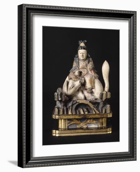 Inari Dakini-ten, forme féminine d'Inari-null-Framed Giclee Print