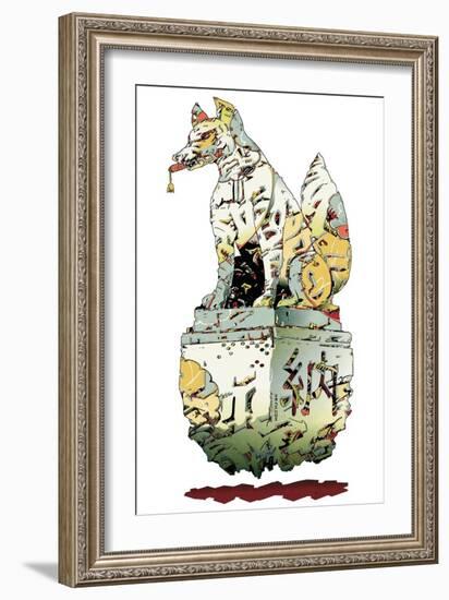 Inarifox Right-HR-FM-Framed Art Print