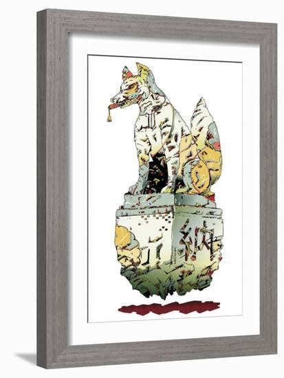 Inarifox Right-HR-FM-Framed Art Print