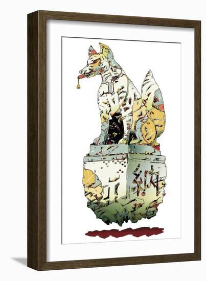 Inarifox Right-HR-FM-Framed Art Print