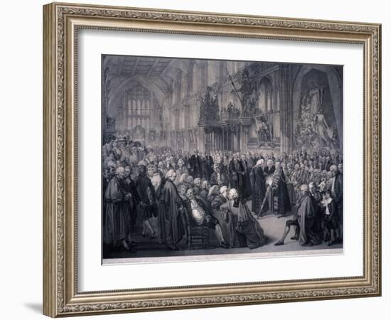 Inaugaration of Lord Mayor Nathaniel Newnham, London, 1801-Benjamin Smith-Framed Giclee Print