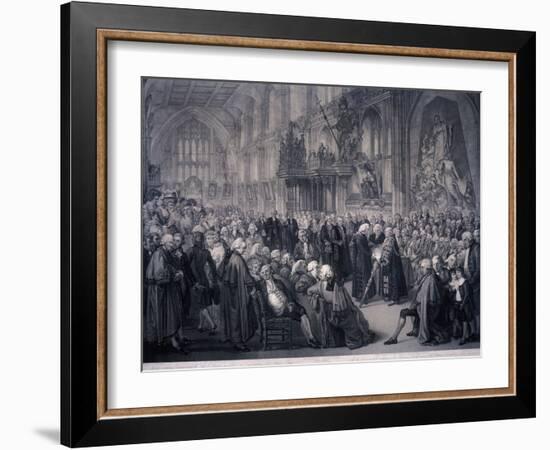 Inaugaration of Lord Mayor Nathaniel Newnham, London, 1801-Benjamin Smith-Framed Giclee Print