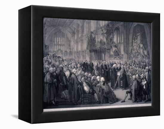 Inaugaration of Lord Mayor Nathaniel Newnham, London, 1801-Benjamin Smith-Framed Premier Image Canvas