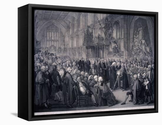 Inaugaration of Lord Mayor Nathaniel Newnham, London, 1801-Benjamin Smith-Framed Premier Image Canvas