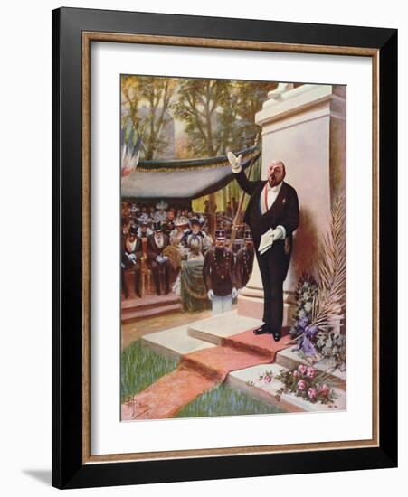 Inauguration of a Monument, 1905-Albert Guillaume-Framed Giclee Print