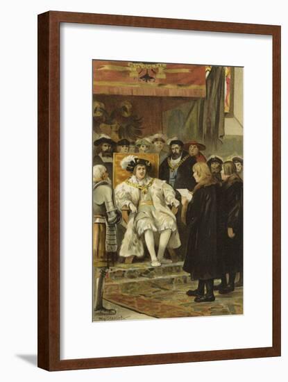 Inauguration of Charles V, Groningen, Netherlands, 1523-Willem II Steelink-Framed Giclee Print