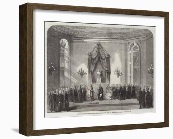 Inauguration of the Albert Hall, Royal College of Surgeons, Dublin-null-Framed Giclee Print