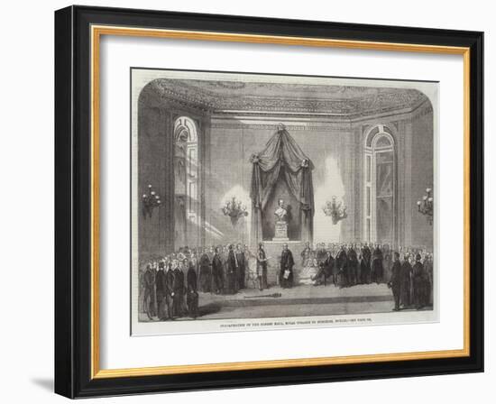 Inauguration of the Albert Hall, Royal College of Surgeons, Dublin-null-Framed Giclee Print