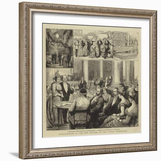 Inauguration of the New Offices of the Daily Telegraph-Godefroy Durand-Framed Giclee Print