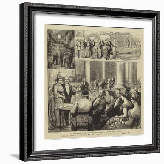 Inauguration of the New Offices of the Daily Telegraph-Godefroy Durand-Framed Giclee Print