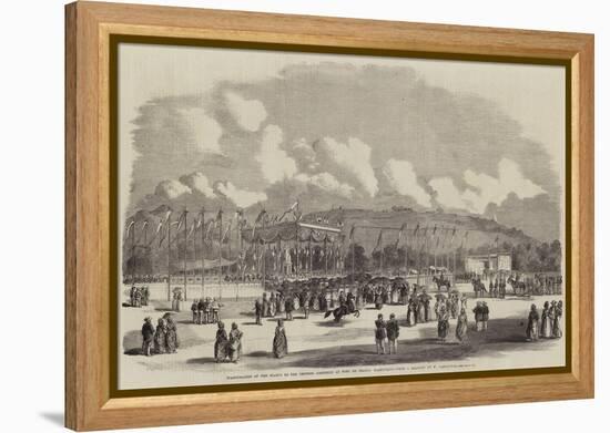Inauguration of the Statue to the Empress Josephine at Fort De France, Martinique-William Carpenter-Framed Premier Image Canvas