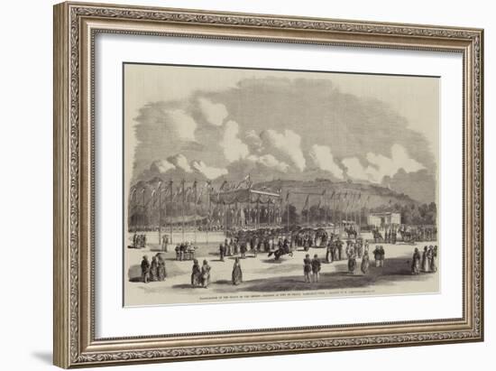 Inauguration of the Statue to the Empress Josephine at Fort De France, Martinique-William Carpenter-Framed Giclee Print